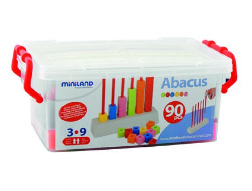 Jogo miniland abaco multibase 90 pecas , Miniland , 68559 , 8413082950538